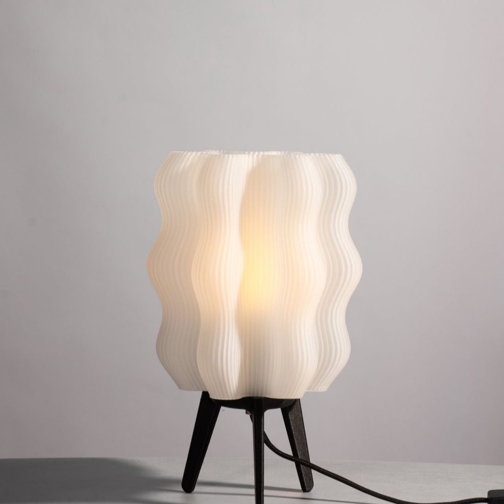 Wood Design “Wavy Lamp” Lamp